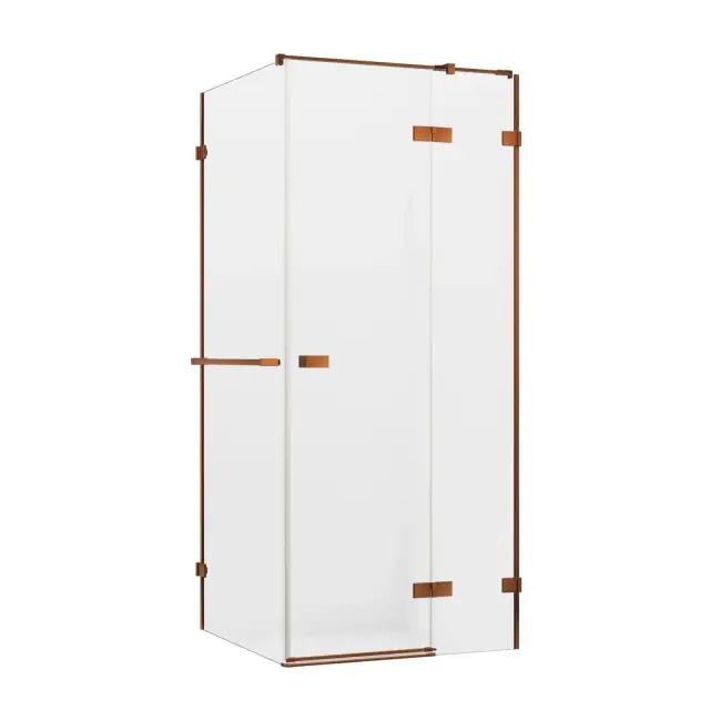 Душевое ограждение NEW TRENDY AVEXA COPPER BRUSHED R 110x90x200 EXK-3655 (брашированная медь)