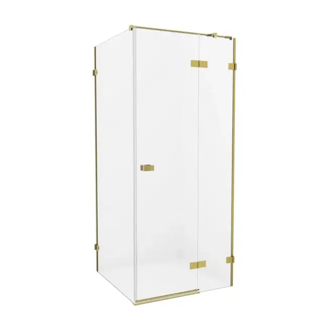 Душевое ограждение NEW TRENDY AVEXA GOLD BRUSHED 110x80x200 EXK-1876 (брашированное золото)