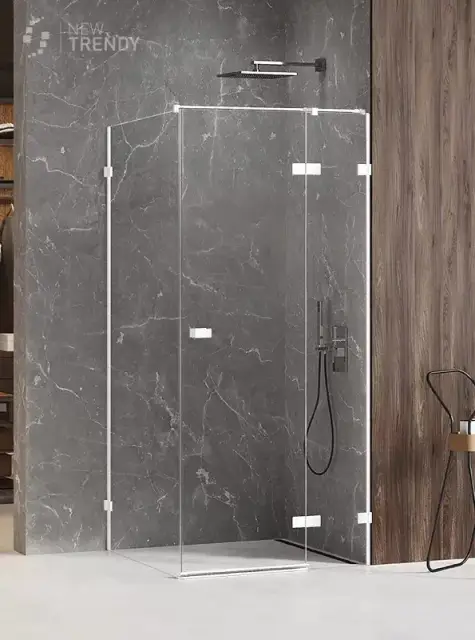 Душевое ограждение NEW TRENDY AVEXA WHITE R 100x110x200 EXK-2747 (белый)