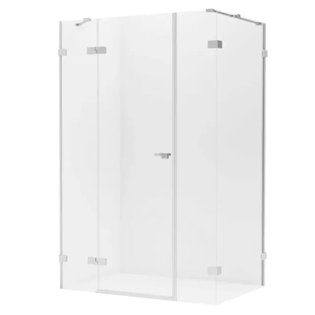 Душевое ограждение NEW TRENDY EVENTA PLUS L 150x80x200 EXK-4557 (хром)