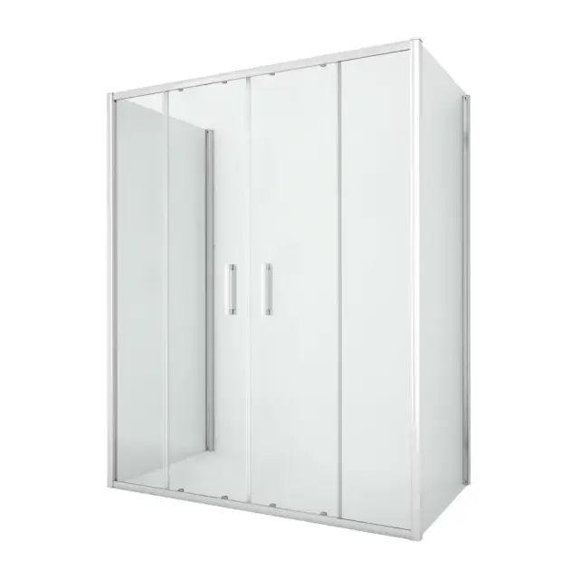 Душевое ограждение NEW TRENDY NEW CORRINA 150x80x195 K-0484 (хром)