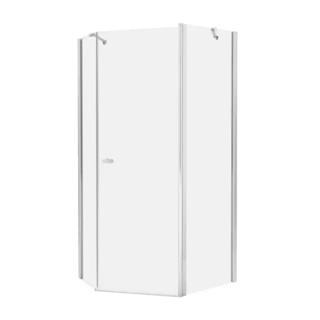 Душевое ограждение NEW TRENDY NEW SOLEO 100x80x195 K-0608 (хром)