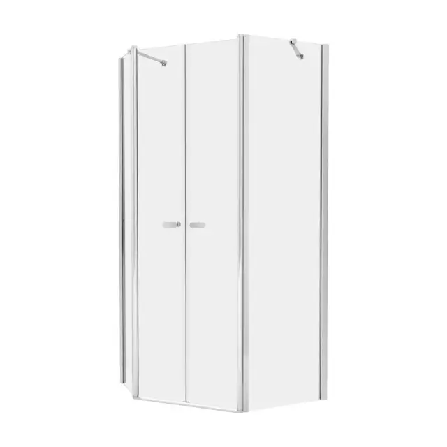 Душевое ограждение NEW TRENDY NEW SOLEO 100x80x195 K-0611 (хром)