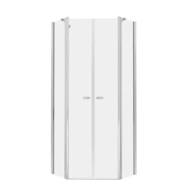 Душевое ограждение NEW TRENDY NEW SOLEO 90x90x195 K-0610 (хром)