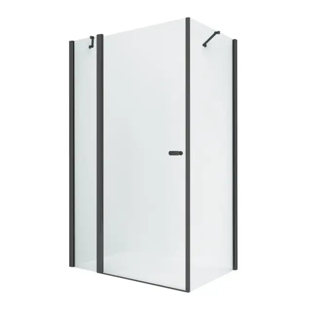 Душевое ограждение NEW TRENDY NEW SOLEO BLACK 110x100x195 K-0549 (черный)
