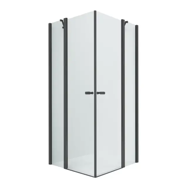 Душевое ограждение NEW TRENDY NEW SOLEO BLACK 2D 100x100x195 K-0556 (черный)