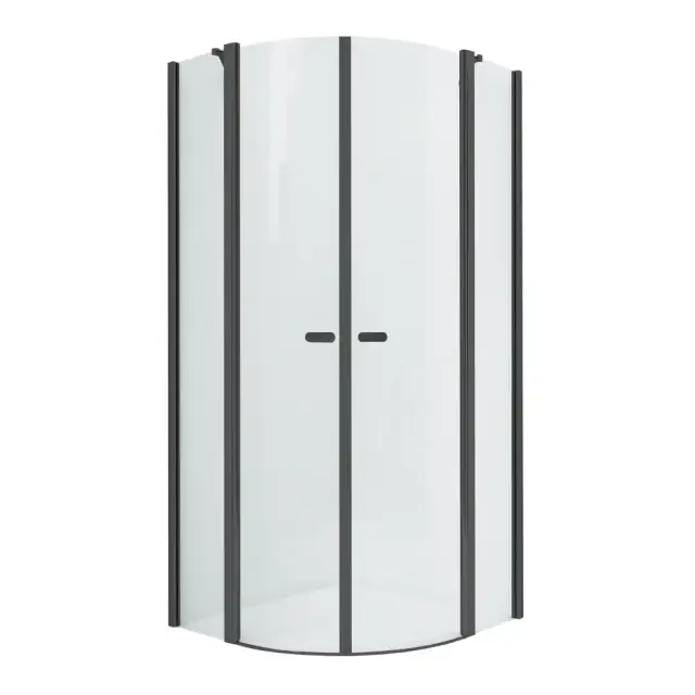 Душевое ограждение NEW TRENDY NEW SOLEO BLACK 90x90x195 K-0539 (черный)