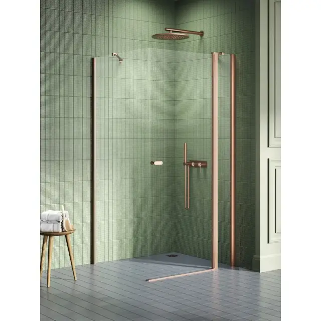 Душевое ограждение NEW TRENDY NEW SOLEO COPPER BRUSHED 120x70x195 K-2001 (брашированная медь)