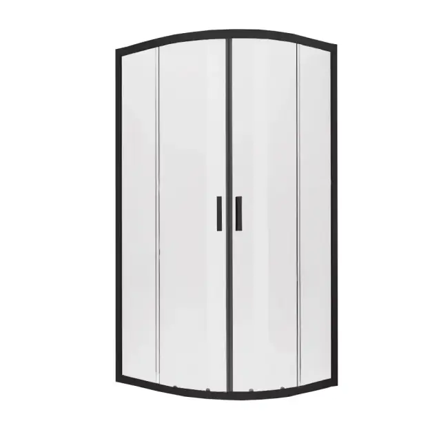 Душевое ограждение NEW TRENDY NEW VARIA BLACK 90x90x190 K-0566 (черный)