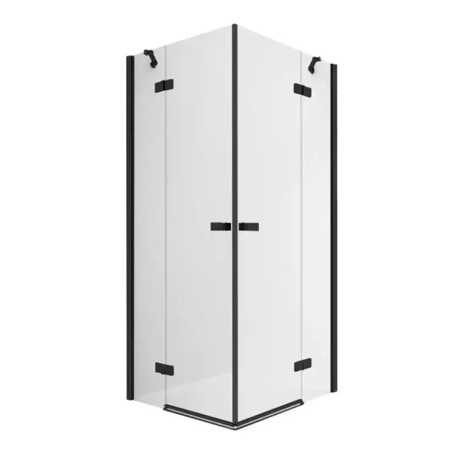 Душевое ограждение NEW TRENDY REFLEXA BLACK 120x110x200 EXK-4995 (черный)