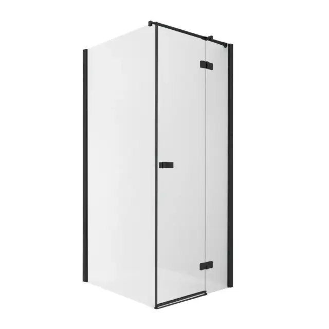 Душевое ограждение NEW TRENDY REFLEXA BLACK R 80x110x200 EXK-4921 (черный)