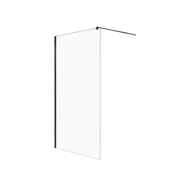 Душевое ограждение NEW TRENDY VELIO BLACK 140x200 D-0147B (черный)