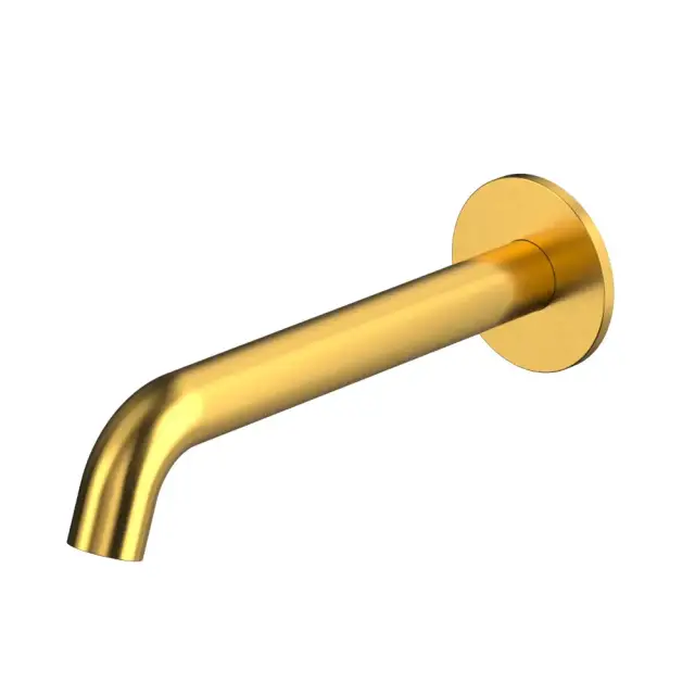 Излив настенный 220 мм WHITECROSS Y1202GLB (брашированное золото)