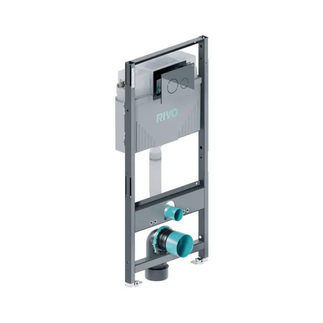 Инсталляция RIVO Set A для унитаза + Клавиша RIVO Touch Neo (хром)