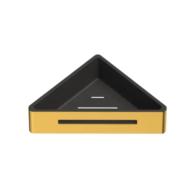 Полка для душа угловая WHITECROSS Ergo ER2282GLB (брашированное золото)