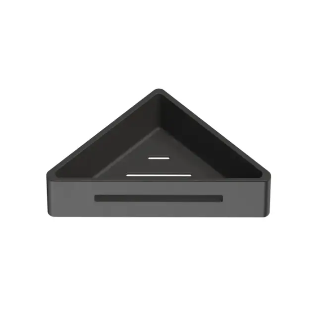 Полка для душа угловая WHITECROSS Ergo ER2282GM (оружейная сталь)