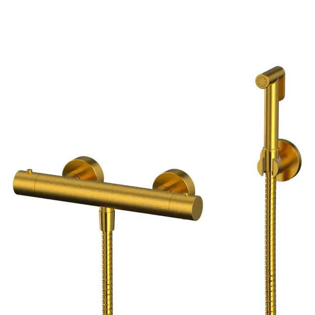 Система для биде наружного монтажа WHITECROSS Y SYSYBI3GLB (брашированное золото)