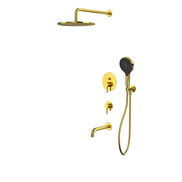 Система для ванны скрытого монтажа WHITECROSS Y YSET07TOPGL (золото)