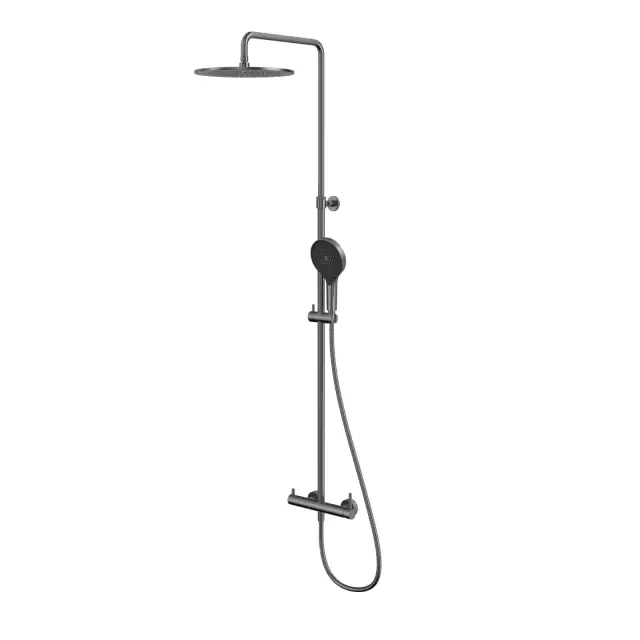 Система для душа наружного монтажа WHITECROSS Y Y1244TOPGM (оружейная сталь)