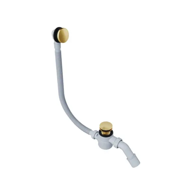 Слив-перелив EXCELLENT Moli 60/80/100 см (брашированное золото)