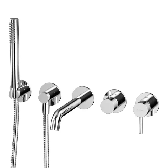 Смеситель для ванны скрытого монтажа WHITECROSS Y YSET1240CR (хром)