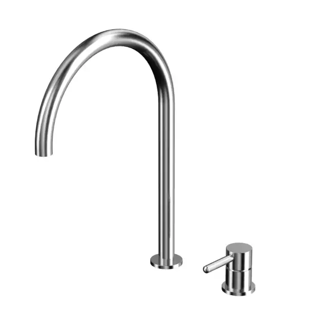 Смеситель для умывальника с выносным управлением WHITECROSS Y Y1218NIB (брашированный никель)