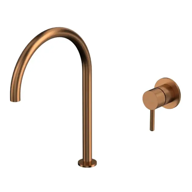 Смеситель для умывальника с выносным управлением WHITECROSS Y Y1219CPB (брашированная медь)