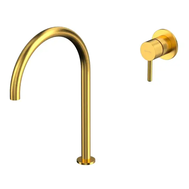 Смеситель для умывальника с выносным управлением WHITECROSS Y Y1219GLB (брашированное золото)