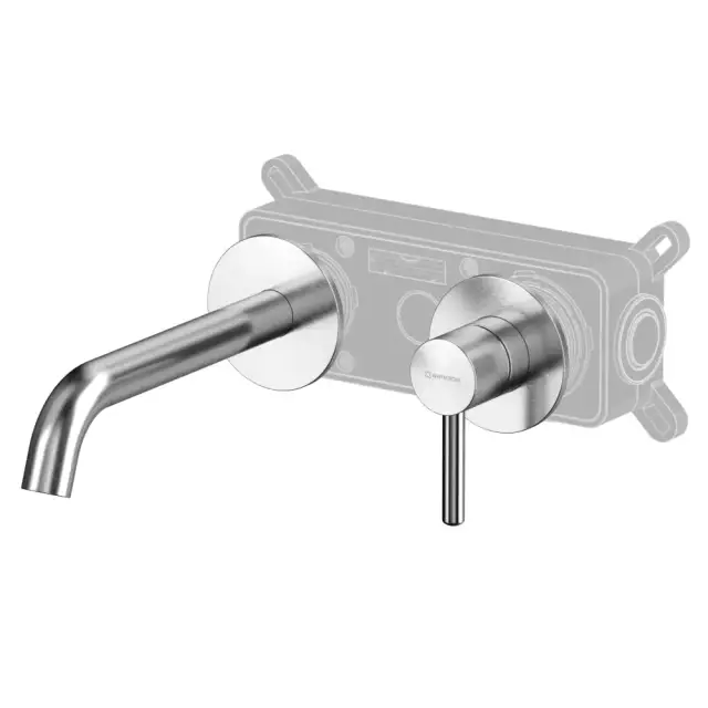 Смеситель для умывальника скрытого монтажа WHITECROSS Y Y1225NIB (брашированный никель)