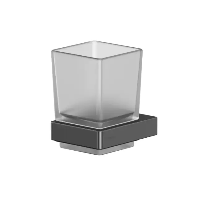 Стакан подвесной WHITECROSS Cubo CU2430GM (оружейная сталь)