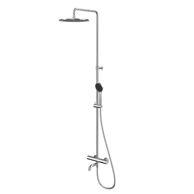 Термостатическая система для ванны наружного монтажа WHITECROSS Y Y1234BASICNIB (браш. никель)