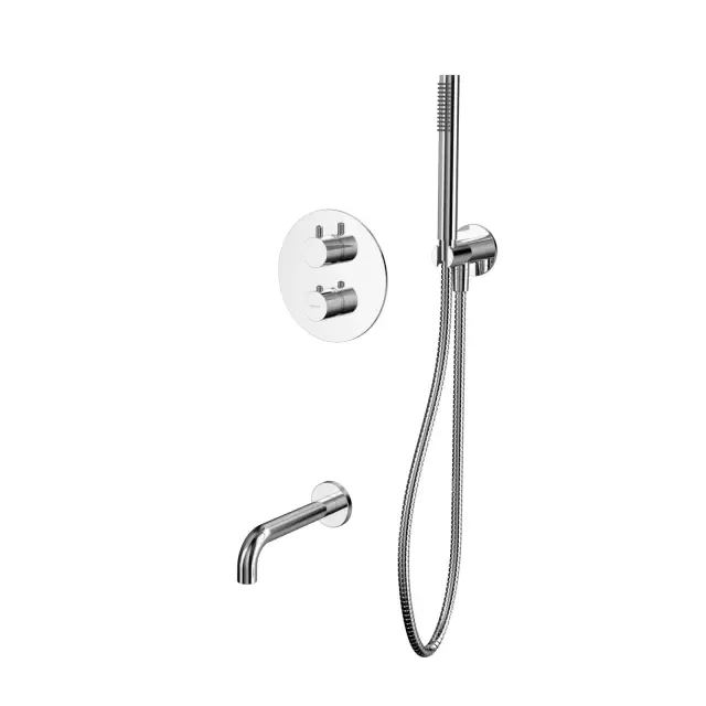 Термостатическая система для ванны скрытого монтажа WHITECROSS Y YSET10CR (хром)