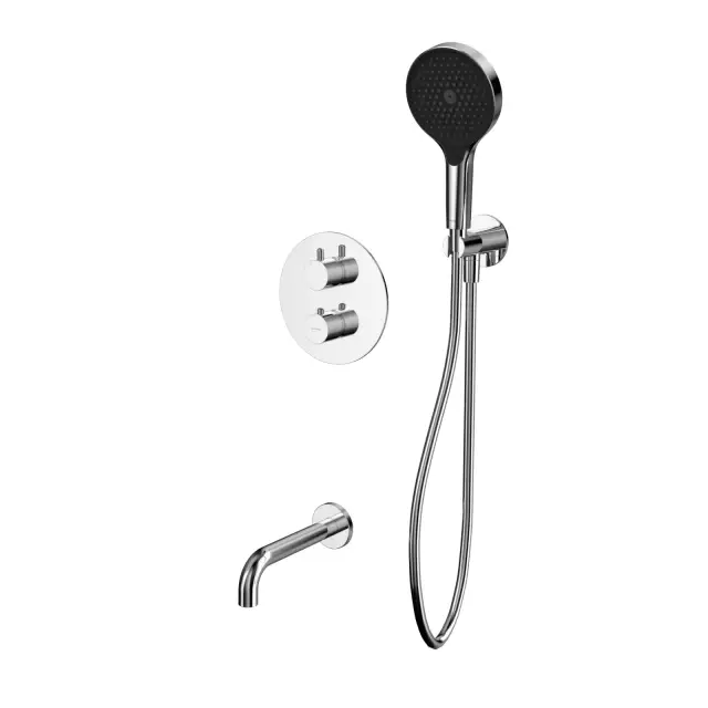 Термостатическая система для ванны скрытого монтажа WHITECROSS Y YSET10TOPCR (хром)