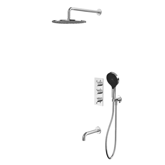 Термостатическая система для ванны скрытого монтажа WHITECROSS Y YSET11TOPCR (хром)