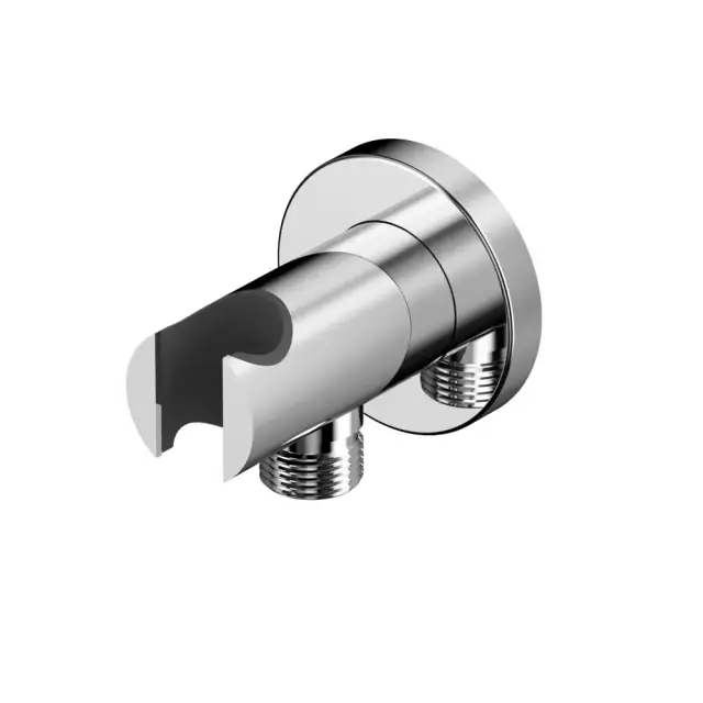 Угловой соединительный элемент с держателем лейки WHITECROSS Y1005CR (хром)