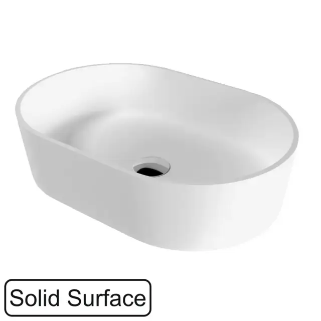 Умывальник WHITECROSS Emerald 55x37 (белый мат) иск. камень