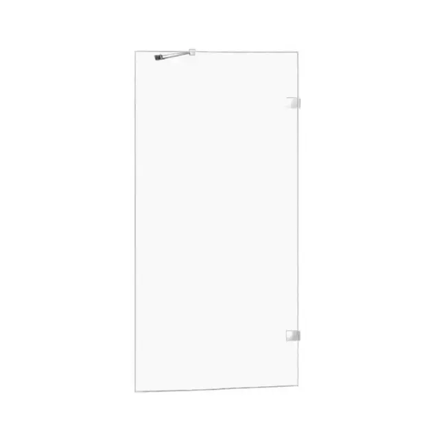 Шторка для ванны NEW TRENDY AVEXA 100x150 EXK-1953-WP (хром)