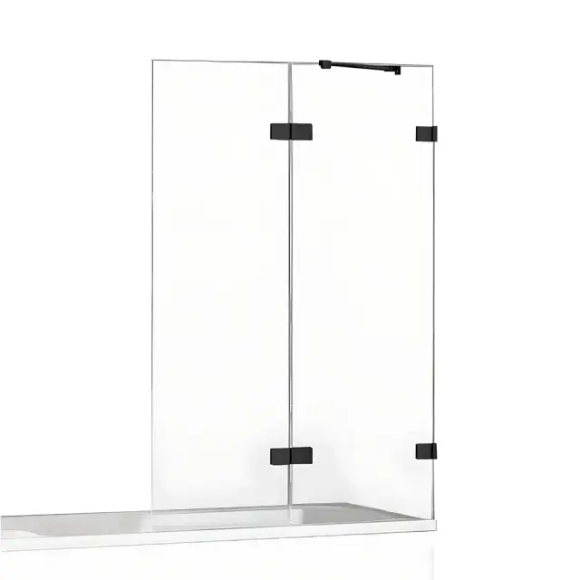 Шторка для ванны NEW TRENDY AVEXA BLACK 120x150 EXK-1987 R (черный)