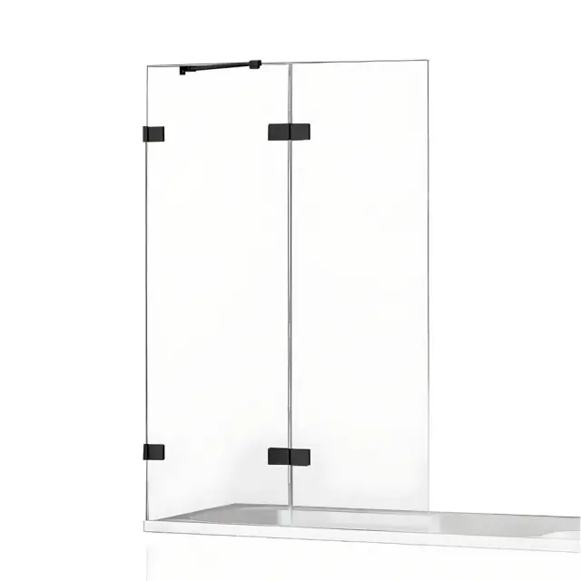 Шторка для ванны NEW TRENDY AVEXA BLACK 130x150 EXK-1988 L (черный)