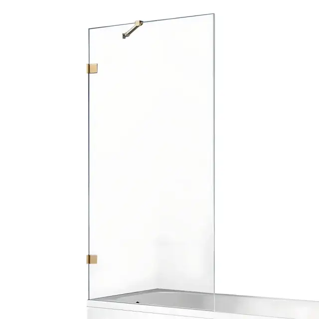 Шторка для ванны NEW TRENDY AVEXA GOLD BRUSHED 50x150 EXK-2004 (брашированное золото)