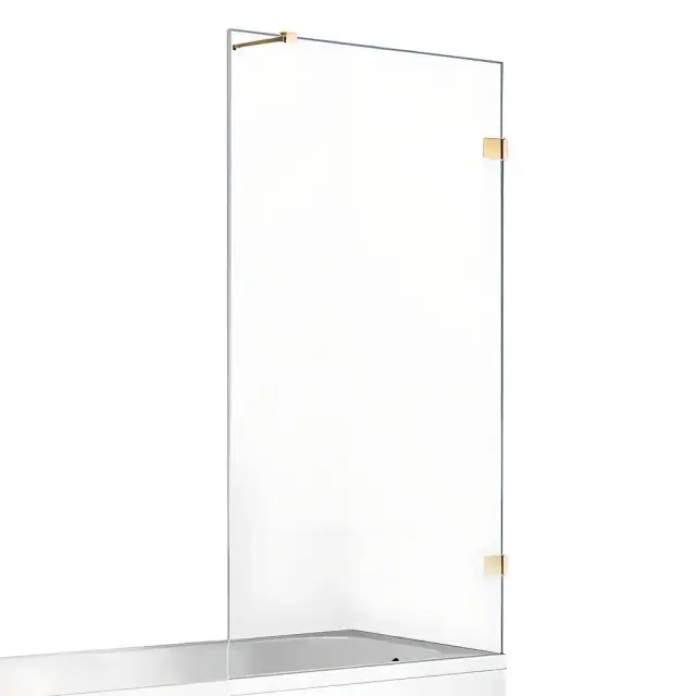 Шторка для ванны NEW TRENDY AVEXA GOLD SHINE 60x150 EXK-2171-WP (золото)