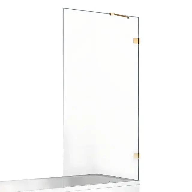 Шторка для ванны NEW TRENDY AVEXA GOLD SHINE 90x150 EXK-2174 (золото)