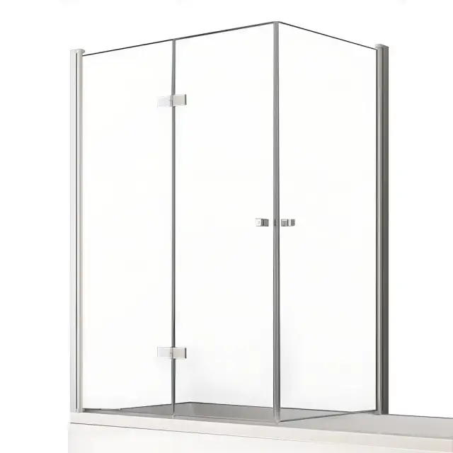 Шторка для ванны NEW TRENDY NEW SOLEO 100x70x140 P-0028/P-0024 L (хром)