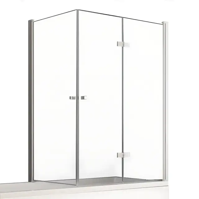 Шторка для ванны NEW TRENDY NEW SOLEO 100x70x140 P-0029/P-0024 R (хром)