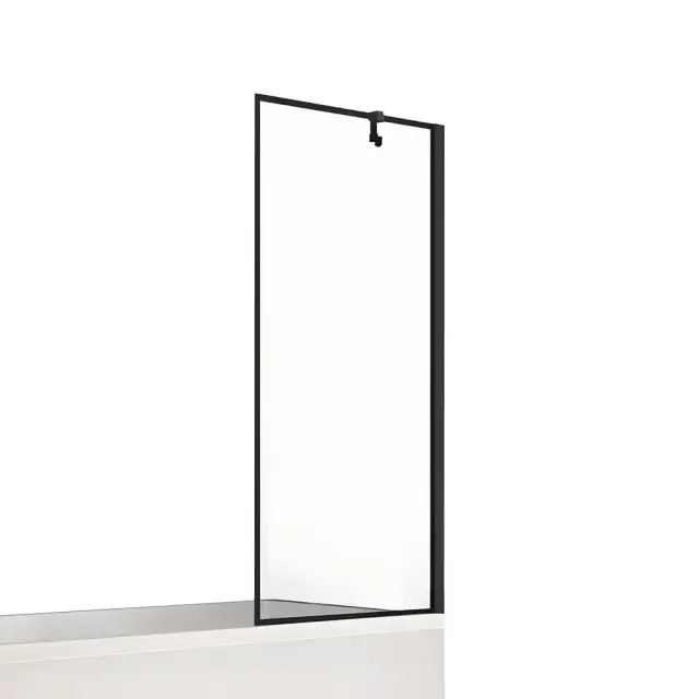 Шторка для ванны NEW TRENDY NEW SOLEO BLACK 100x140 P-0097 (черный)