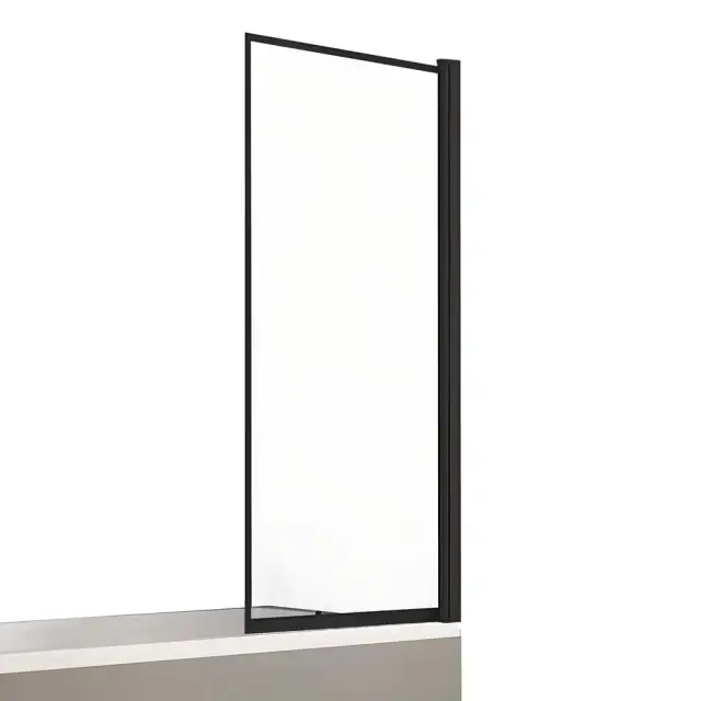 Шторка для ванны NEW TRENDY NEW SOLEO BLACK 60x140 P-0087 (черный)