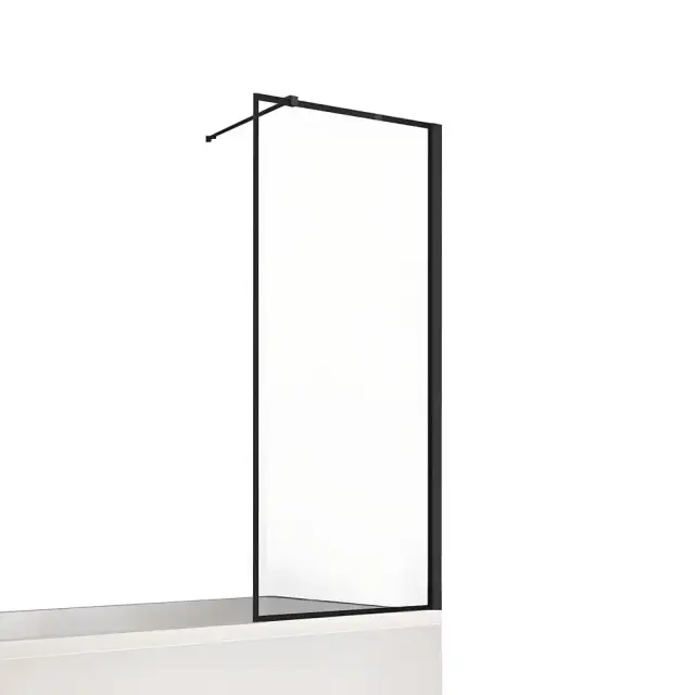 Шторка для ванны NEW TRENDY NEW SOLEO BLACK 70x140 P-0094-WP (черный)