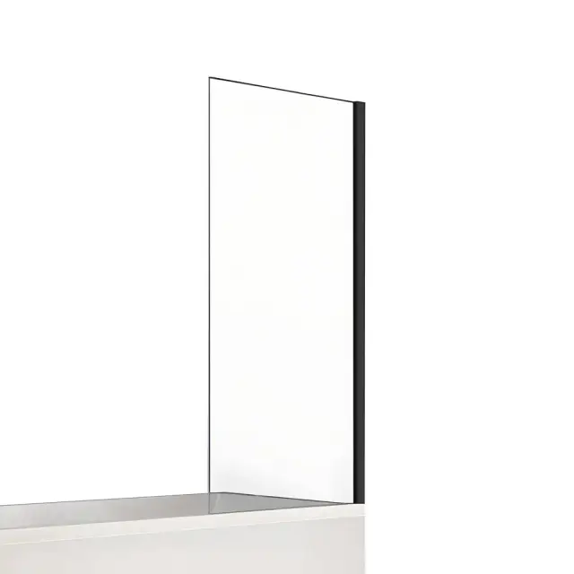 Шторка для ванны NEW TRENDY NEW SOLEO BLACK 80x140 P-0070 (черный)