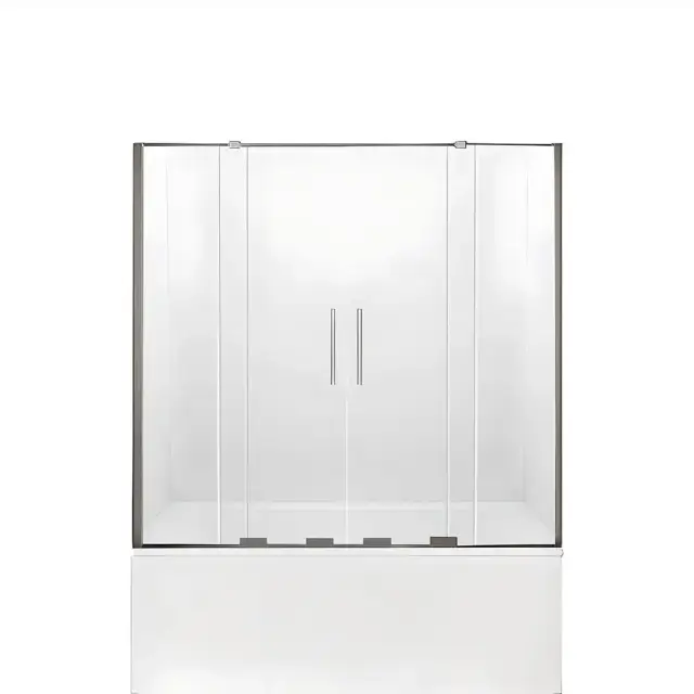 Шторка для ванны NEW TRENDY SMART 160x150 EXK-4106 (хром)