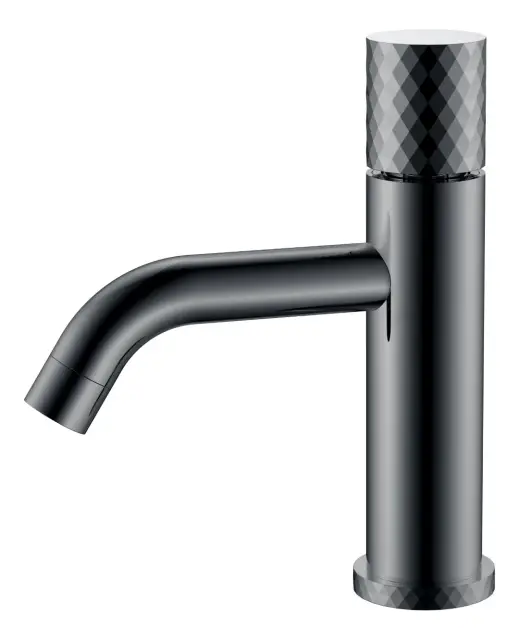 Boheme Stick Diamond Смеситель для раковины длина излива 13,5 см, без дк, цвет: shine gun metall 121-SGM